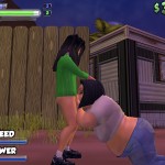 Getting a blowjob in a trailer park