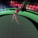 3D Gogo2 virtual stripper dancing clothed