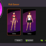 Select or buy virtual strippers