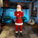 3DXChat Santa suit and beard