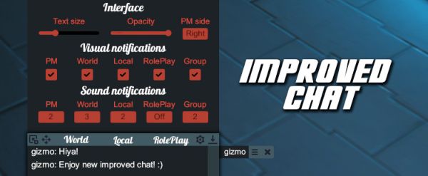 3DXChat improved chat experience