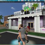 Dancing in the main resort