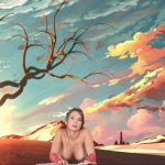 Belka's voluptuous breasts