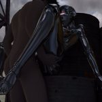 Robot gets fucked on an oil drum