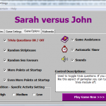 Sexual Pursuits game options