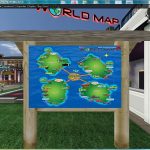 The Virtual World map